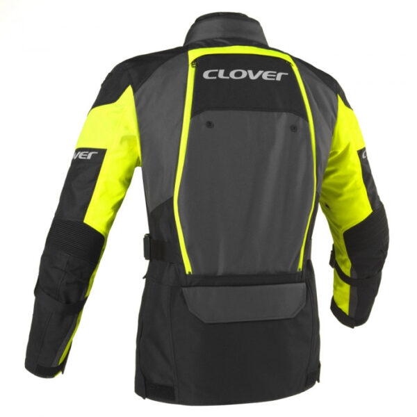 Giacca Moto Touring Clover Dakar 2 Wp Nero Giallo