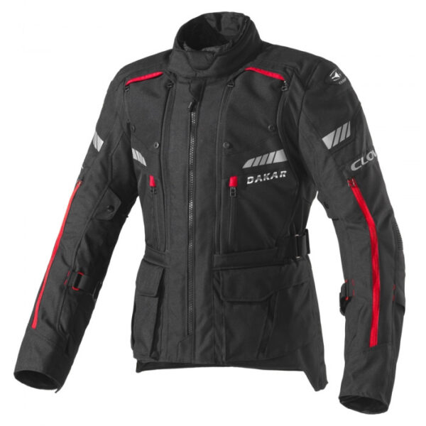 Giacca Moto Touring Clover Dakar 2 Wp Nero