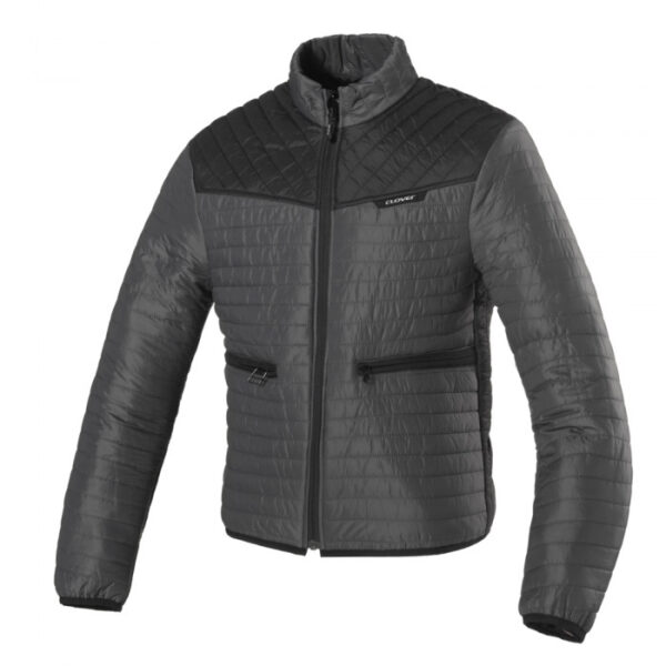 Giacca Termica Clover Paris-2 Nera Grigia