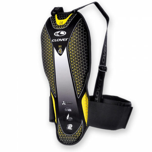 Protettore Clover Moto  Back Pro 5 Nero Giallo