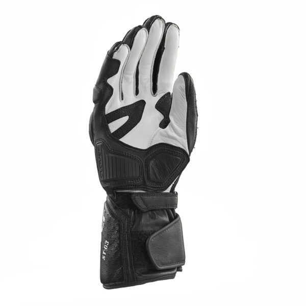 GUANTI MOTO SPORT CLOVER ST-03 BIANCO SFUMATO NERO