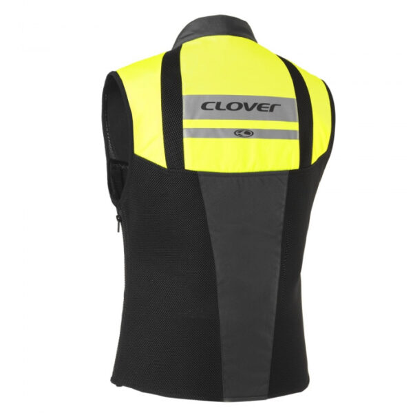 Gilet Moto Clover SW-2 Nero Giallo