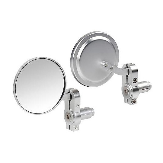 Coppia Specchietti Moto da Manubrio Lampa 90492 Dernier Alluminio