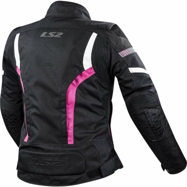 Giubbotto Moto Tecnico Sportivo LS2 Gate Lady Nero Rosa Certificato