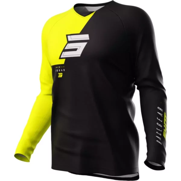Maglia Cross Enduro  Shot Squad Cross Giallo Neon