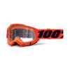 MASCHERA 100% ACCURI 2 OTG ORANGE - LENTE TRASPARENTE