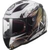 Casco Integrale Moto Ls2 FF353 RAPID 2 Boho Bianco Nero Rosa