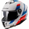 CASCO MOTO INTEGRALE LS2 FF808 STREAM II Vintage Bianco Blu Rosso