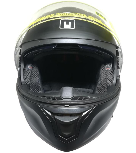 Casco Moto Modulare MPH RAPTOR NERO OPACO H6LD101