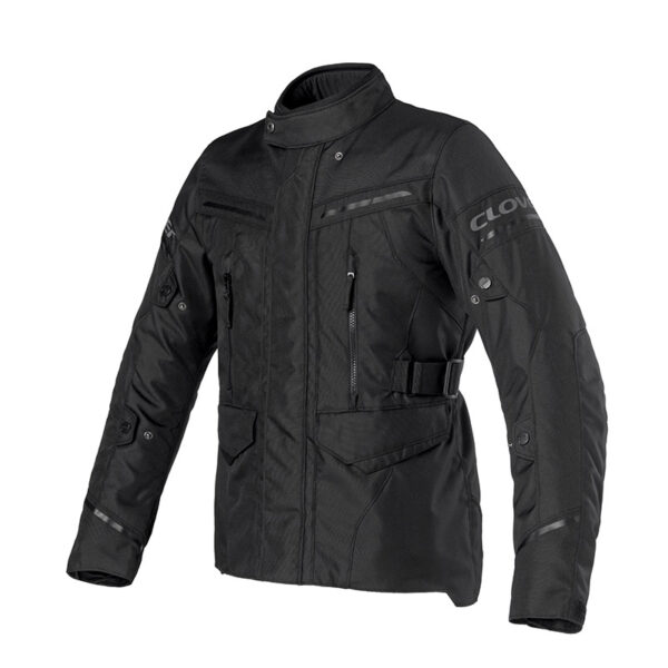 Giacca Moto Uomo Clover Storm 4 WP Nero