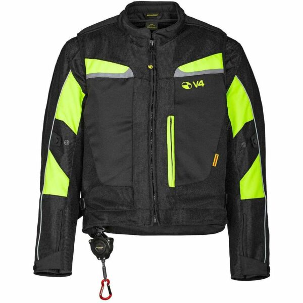 GIACCA MOTOAIRBAG Mab V4.0 Airbag Maniche Removibili Nero