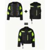 GIACCA MOTOAIRBAG Mab V4.0 Airbag Maniche Removibili Nero