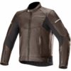 Giubbotto Moto in Pelle Alpinestars SP-55 Marrone