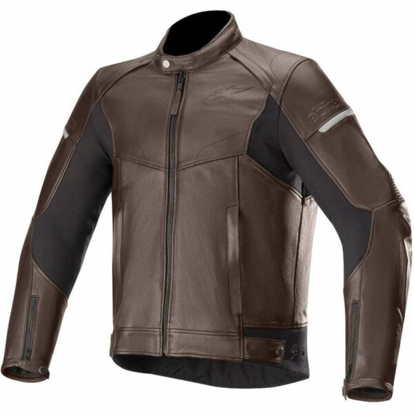 Giubbotto Moto in Pelle Alpinestars SP-55 Marrone