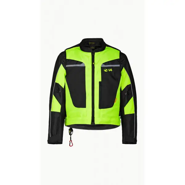 Giacca Airbag Motoairbag MAB v4 Giallo Fluo