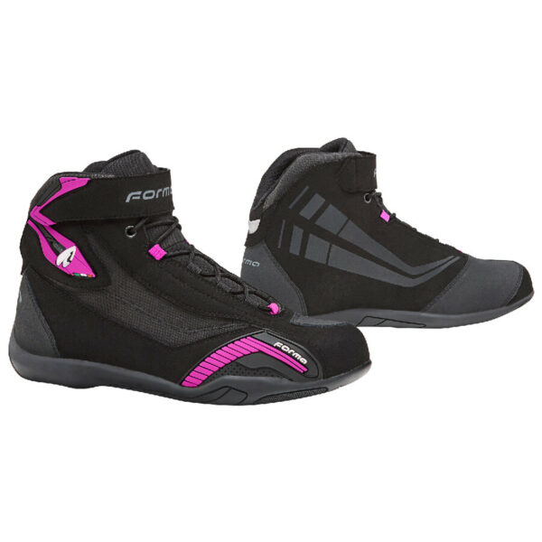 Scarpette Moto Lady Tecniche Urbane Forma GENESIS Nero Fuxia
