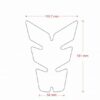 PROTEGGI SERBATOIO MOTO UNIVERSALE TRASPARENTE ONEDESIGN CORTO