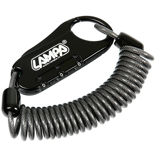 Antifurto Moto Modello Raptor Con Cavo a Spirale 150 Cm