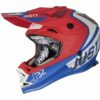 CASCO MOTO CROSS BAMBINO JUST1 J32 VERTIGO Blu Bianco Rosso