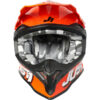 CASCO MOTO CROSS JUST1 J39 KINETIC CAMO GRIGIO ROSSO FLUO ARANCIO