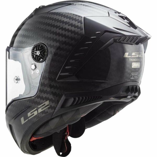 Casco Moto Integrale In Carbonio LS2 FF805 THUNDER C Solid FIM Carbon