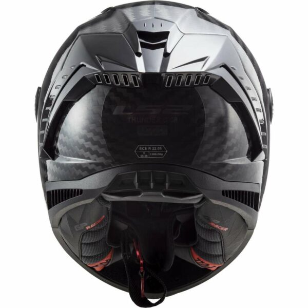 Casco Moto Integrale In Carbonio LS2 FF805 THUNDER C Solid FIM Carbon