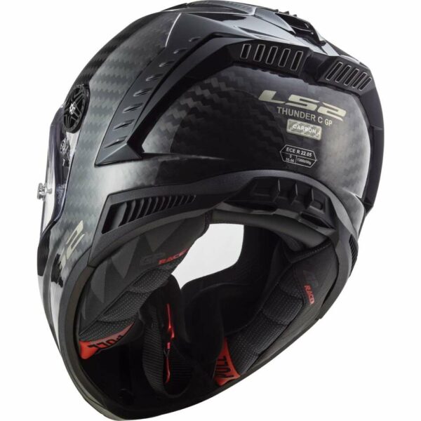 Casco Moto Integrale In Carbonio LS2 FF805 THUNDER C Solid FIM Carbon