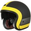 Casco Moto Jet Custom Origine SPRINT RECORD Giallo Nero Opaco