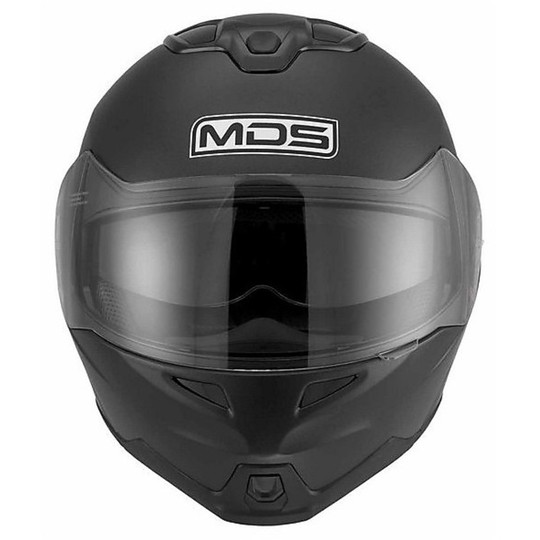 Casco Moto Modulare MDS By AGV Md 200 Mono Nero Opaco