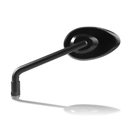 Coppia Specchi Retrovisori Moto BARRACUDA Stone Nero