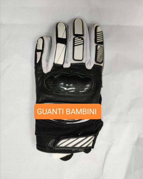 GUANTI MINIMOTO PER BAMBINI ROSSO-GIALLO-NERO