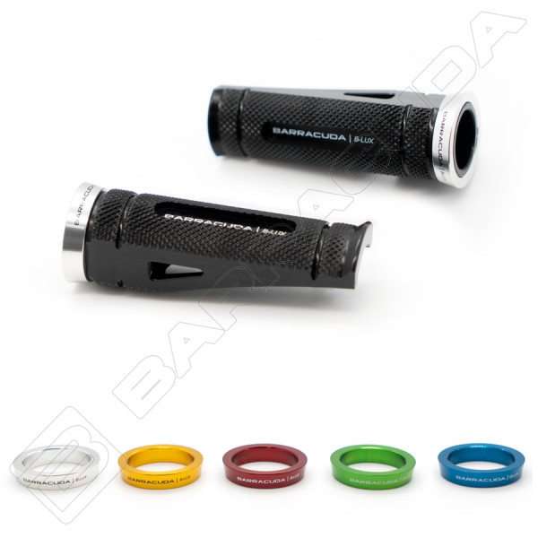 Kit Coppia Pedane in Alluminio Barracuda NF123-N NERE