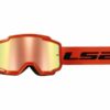 Occhiali LS2 Charger Maschera Moto Cross Orange/Iridium Gold
