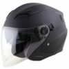 CASCO MOTO JET DOPPIA VISIERA NERO OPACO 22-06