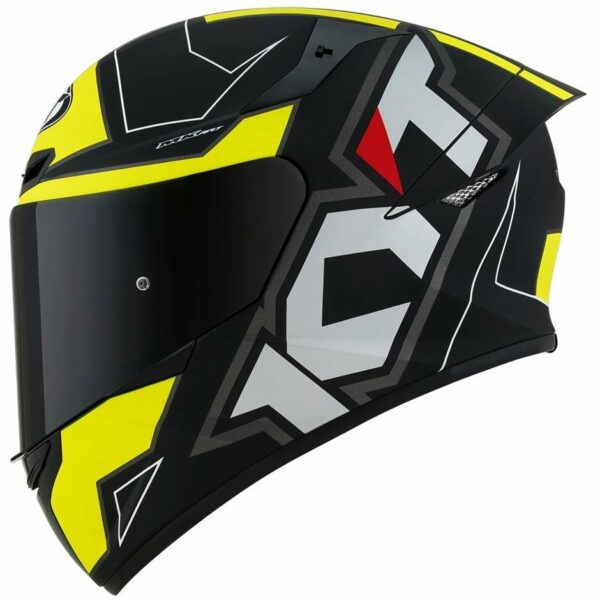 Casco Moto Integrale KYT TT-COURSE ELECTRON Opaco Nero Giallo