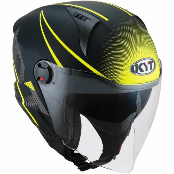 Casco Moto Jet Kyt D-CITY COLORFUL Giallo