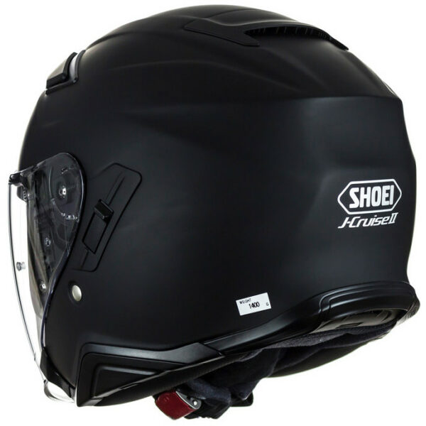 Casco Moto Jet Shoei J-CRUISE 2 Nero Opaco