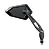 Coppia Specchietti Moto Lampa Modello Jax da 10mm Nero
