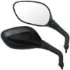 Coppia Specchietti Moto Modello Horizon da 8 mm Colore Nero