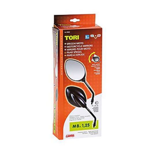 Coppia Specchietti Moto Modello Tori da 8 mm