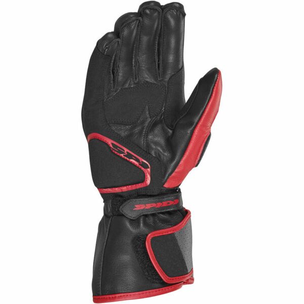 Guanti Moto Sportivi Pelle Spidi STR-6 Nero Bianco Rosso