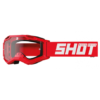 Occhiali Moto Cross Enduro Shot Bambino Rocket Rosso