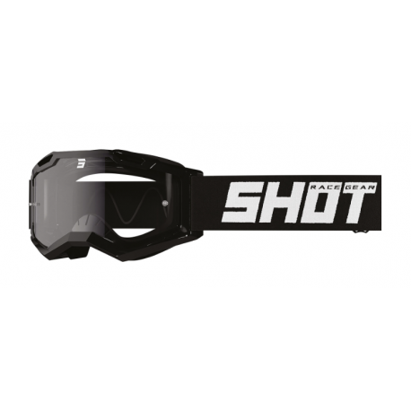 Occhiali Moto Cross Enduro Shot Bambino Rocket Nero
