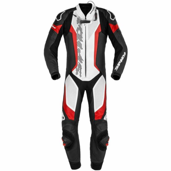 Tuta Moto Interna Spidi LASER PRO PERFORATED Nero Rosso Bianco