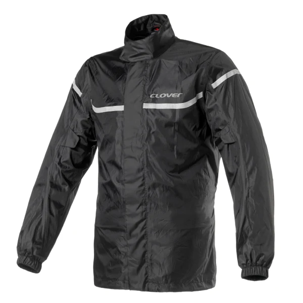 Giacca Moto Antipioggia Clover Wet-Jacket Pro Nero