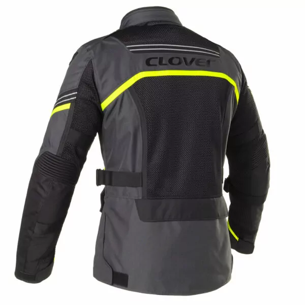 GIACCA CLOVER VENTOURING-3 WP AIRBAG GRIGIO/GIALLO