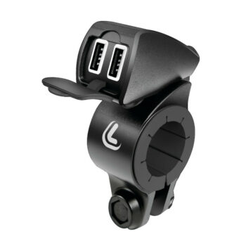 Doppio Caricatore Usb Resistente all’acqua, fissaggio a manubrio