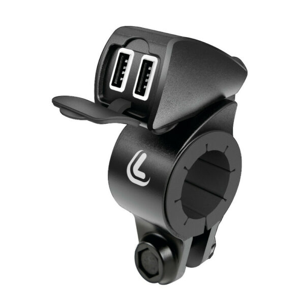Doppio Caricatore Usb Resistente all’acqua, fissaggio a manubrio