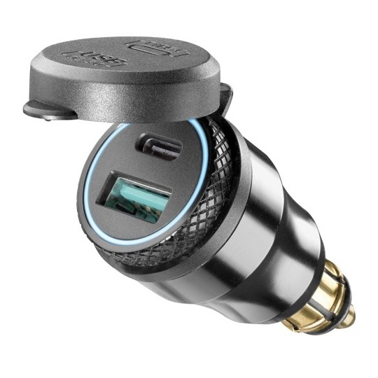 Adattatore DIN Presa USB E Type-C CellularLine ACCDIN2USBTYPEC