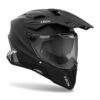 CASCO MOTO ADVENTURE AIROH COMMANDER 2 NERO OPACO